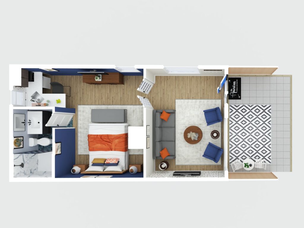 Tender Trap floor plan